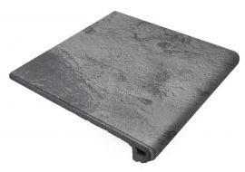 Клинкерная плитка 906860 Peldano Redondo 33 Metal Black 32.5x33