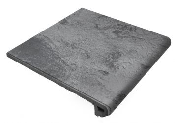 Клинкерная плитка 906860 Peldano Redondo 33 Metal Black 32.5x33