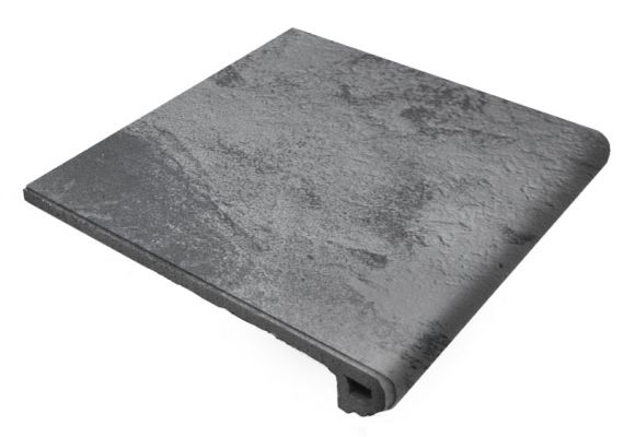 Клинкерная плитка 906860 Peldano Redondo 33 Metal Black 32.5x33