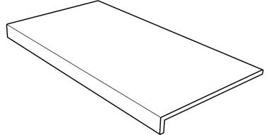 Клинкерная плитка 970129 Ступень фронтальная Tibet Anti-Slip Recto Beige 31.5x120