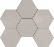 Мозаика Мозаика GF01 Graffito Light Grey Hexagon неполированный 25x28,5
