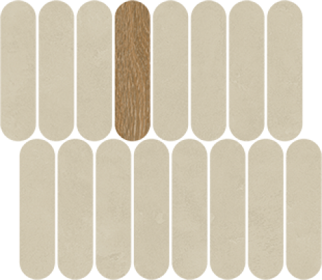 Мозаика 40KZ Mosaico Rockaway Natural 27x31
