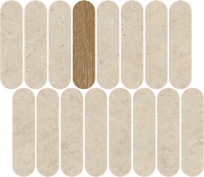 Мозаика 40QU Mosaico Barbican Natural 27x31