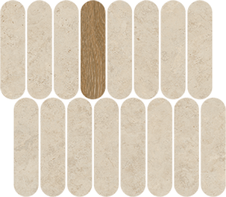 Мозаика 40QU Mosaico Barbican Natural 27x31