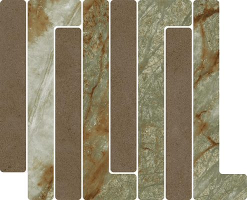 Мозаика 41W4 Mosaico Trellick Faroe Mokka 30x24,2