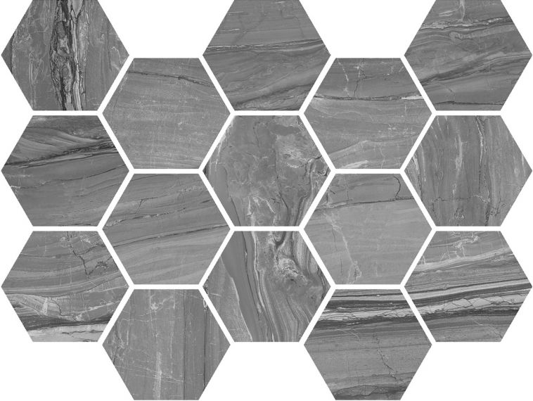 Мозаика Eos Argent Hexagon 32.5x22.5