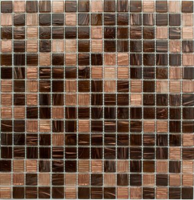 Мозаика MIX19 коричневый (сетка) 327*327
