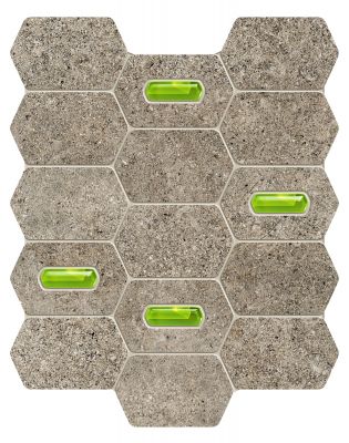 Мозаика MS-01-161-0298-0250-1-015 Lemon Stone grey 29,8x25