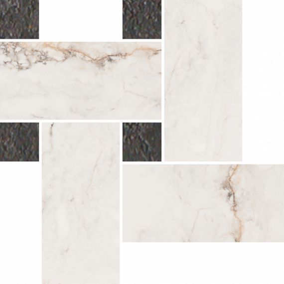 Мозаика Malla Twisted Gold 21x26