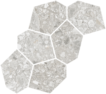 Мозаика Mosaico Aymaras Gris 24.2x39.5