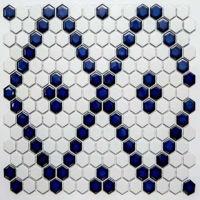 Мозаика PS2326-43 Porcelain 2.3x2.6 30.6x35