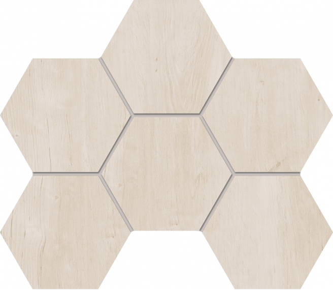 Мозаика SF01 Мозаика Soft Wood Nordic Hexagon неполированная 25x28.5