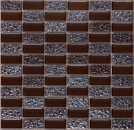 Мозаика SG-8029 стекло (23*48*8) 305*305 /298*298