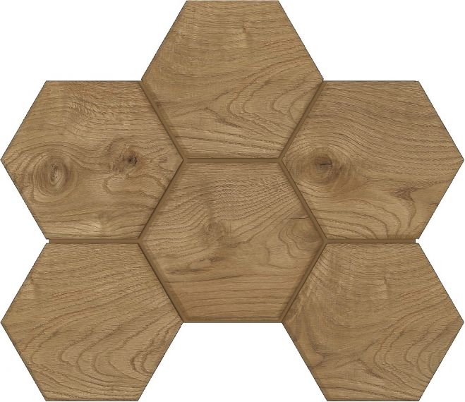 Мозаика SI04 Selection Hexagon неполированная 25x28.5x1.0