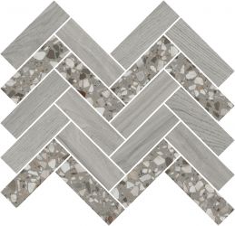 Мозаика T042/SG5267 Монтиони мозаичный серый 34x35,5