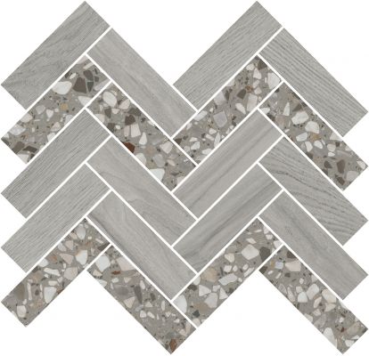 Мозаика T042/SG5267 Монтиони мозаичный серый 34x35,5