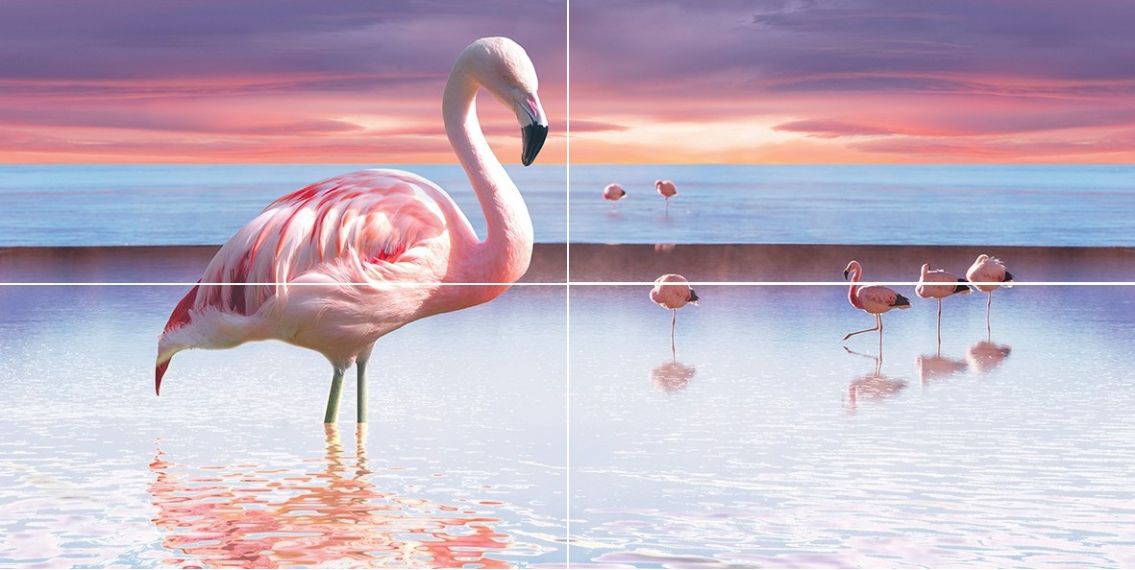 Панно Flamingo 50x100
