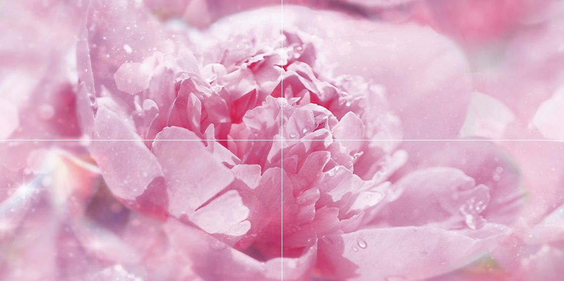 Панно Peony P4D281 80х40