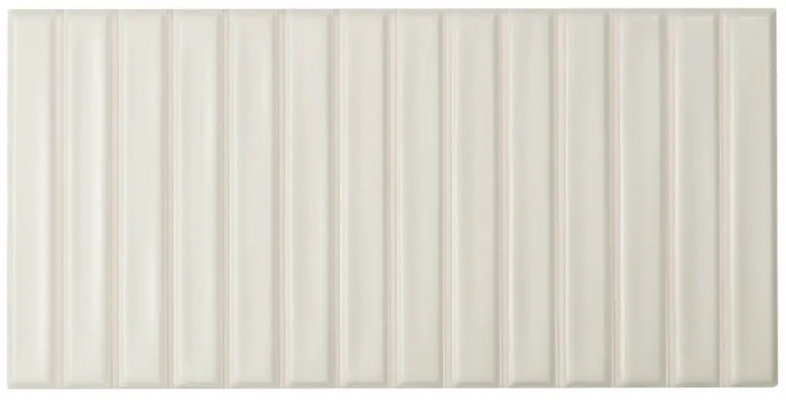 Плитка 128690 Sweet Bars White Matt 12,5x25