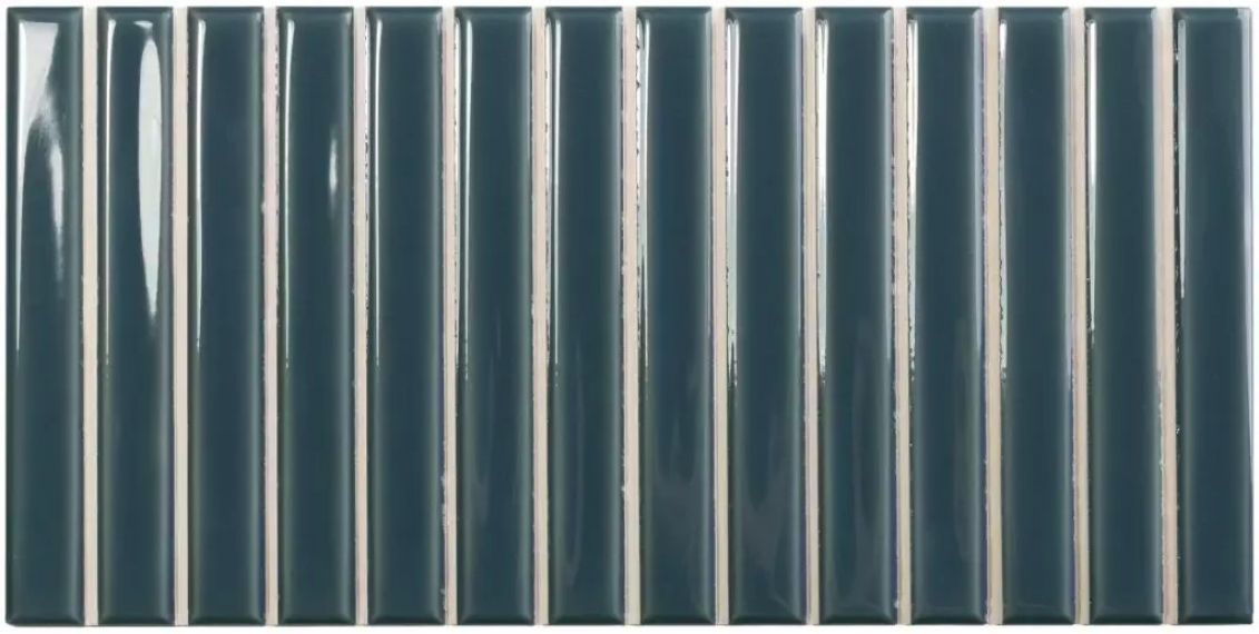 Плитка 128703 Sweet Bars Peacock Blue 12,5x25