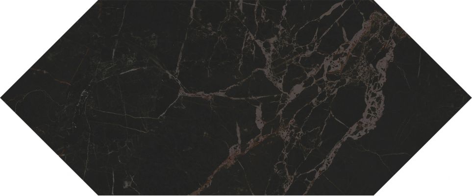 Плитка 35007 Келуш черный глянцевый 14х34