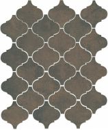 Плитка 65004 Арабески котто коричневый 26x30