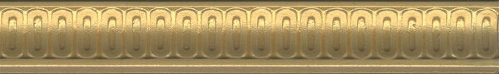 Плитка BOA005 Бордюр Борромео золото 25*4