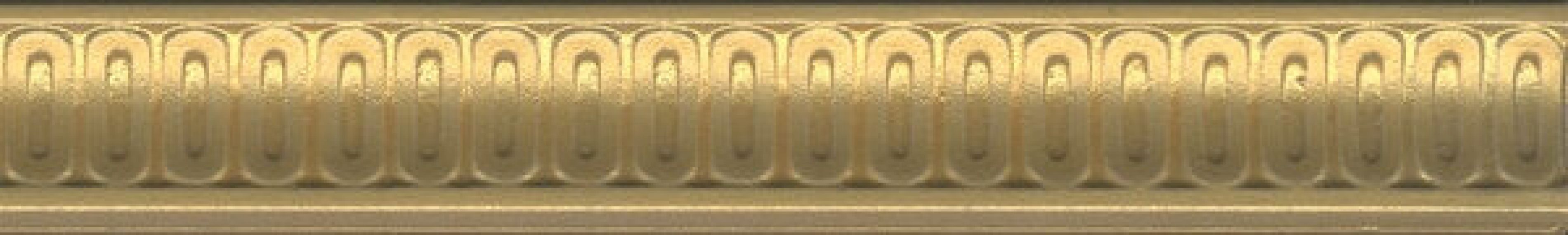 Плитка BOA005 Бордюр Борромео золото 25*4
