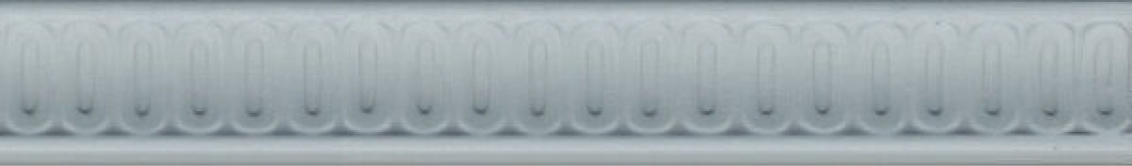 Плитка BOA007 Бордюр Борромео голубой 25*4