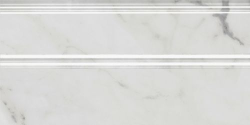 Плитка FMA033R Плинтус Коррер белый глянцевый обрезной 30x15x1,7