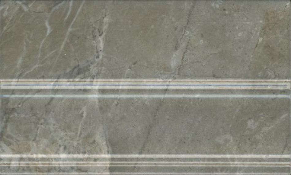 Плитка FMB034 Кантата серый глянцевый 25x15
