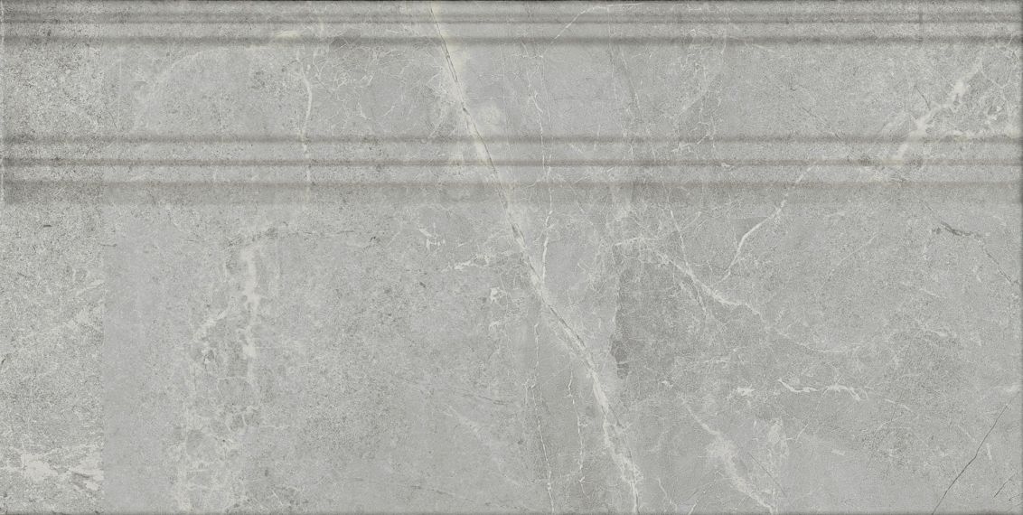 Плитка FME026R Плинтус Риальто дымчатый глянцевый обрезной 20x40x1,6