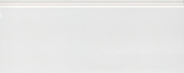 Плитка FMF022R Плинтус Флориан белый матовый обрезной 30x12x1,3