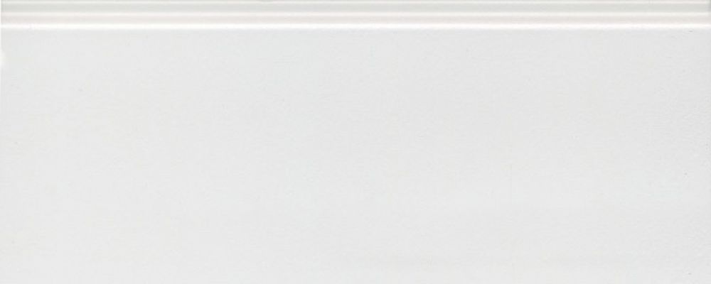 Плитка FMF022R Плинтус Флориан белый матовый обрезной 30x12x1,3
