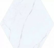 Плитка Lincoln M White hexagon 19.8x22.8