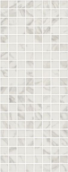 Плитка MM7203 Алькала белый мозаичный 50x20