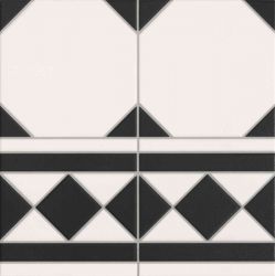 Плитка Oxford Negro Cenefa 33x33