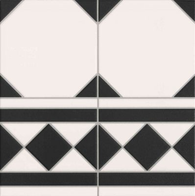 Плитка Oxford Negro Cenefa 33x33