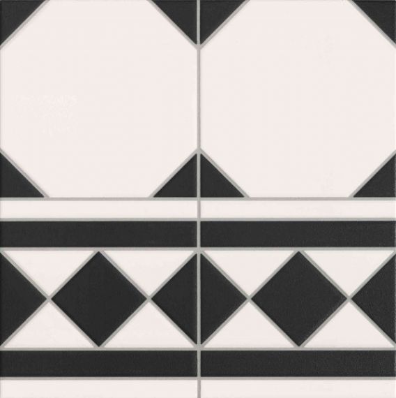 Плитка Oxford Negro Cenefa 33x33