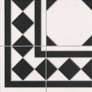 Плитка Oxford Negro Esquina 33x33