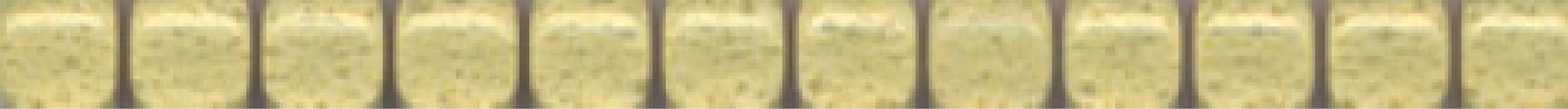 Плитка POF005 Карандаш Бисер жёлтый 20*1.4