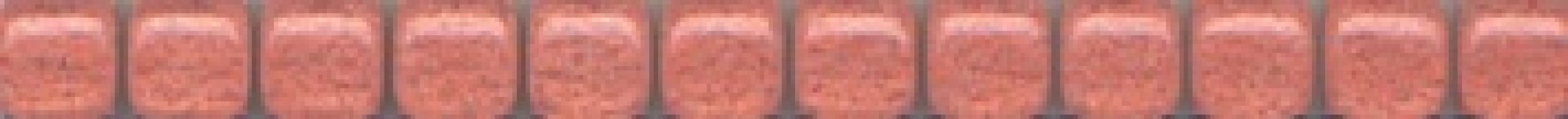 Плитка POF006 Карандаш Бисер коралловый 20*1.4