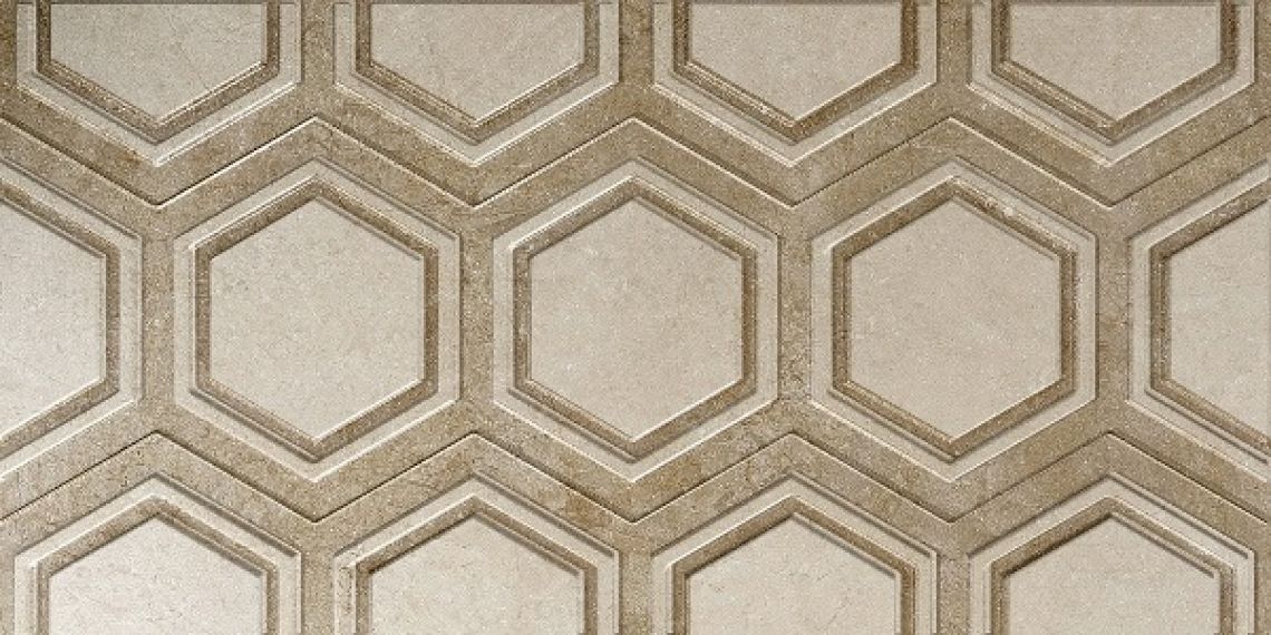 Рона бежевая 25x50