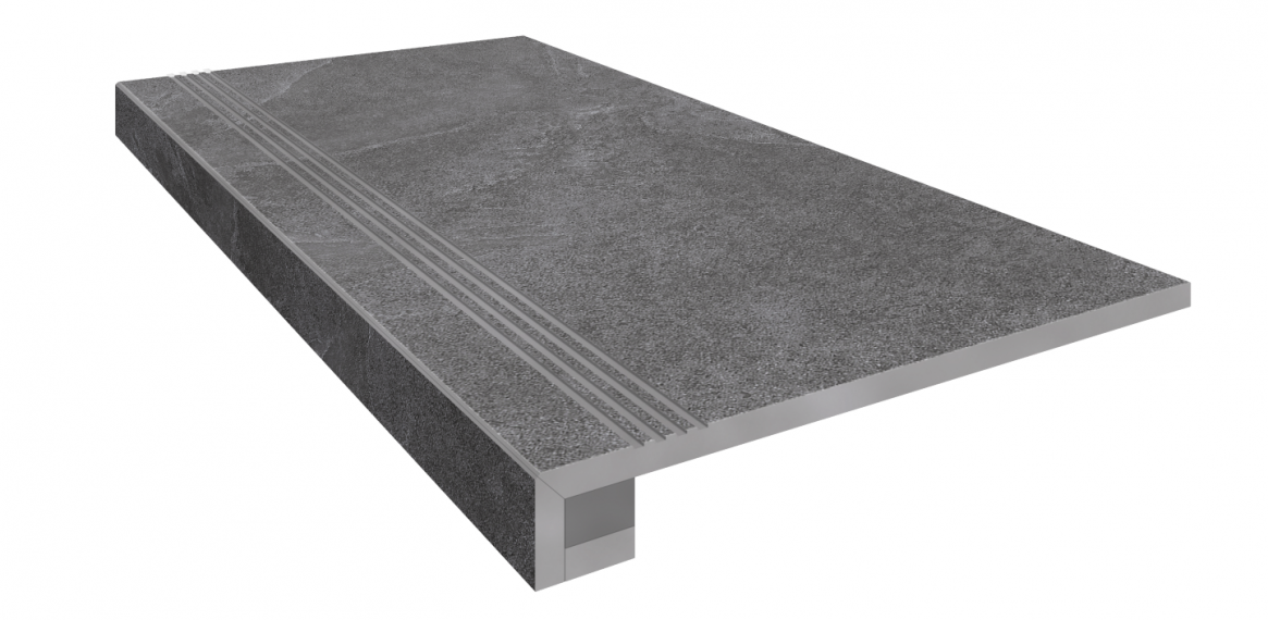 Ступени Комплект Ступень TE03 Terra 33x120 неполированная с бортиком + Подступенок 14.5x120