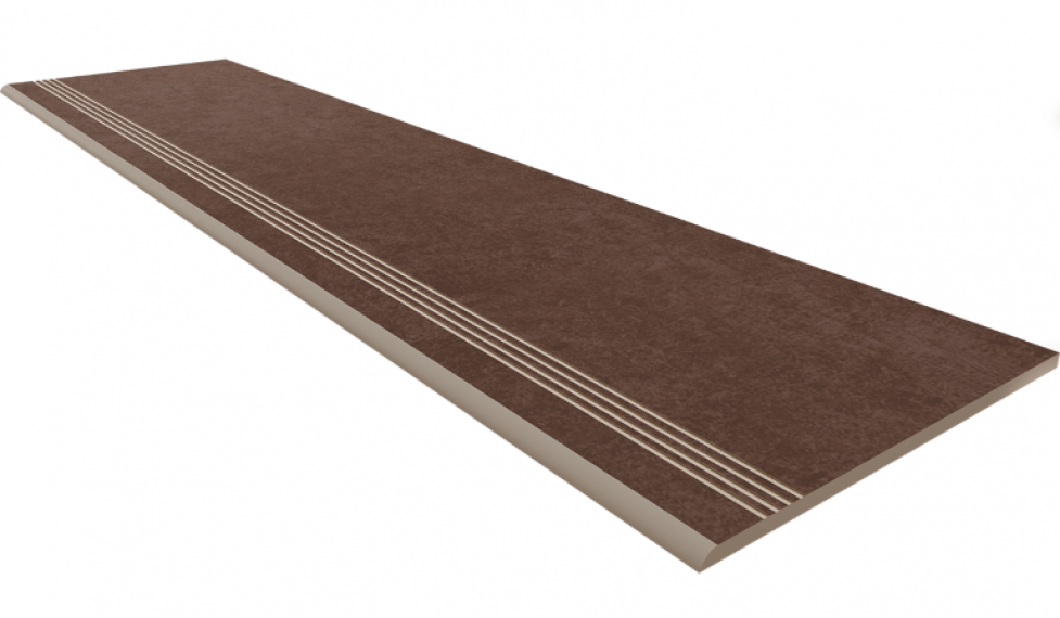Ступени Ступень CA03 Cave Brown неполированный с насечками 30x120