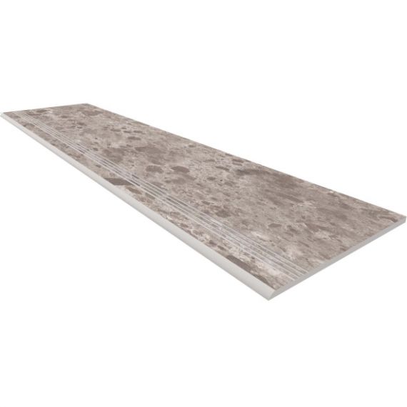 Ступени Ступень GR03 Грано Темно-серый Неполированный 30x120x9