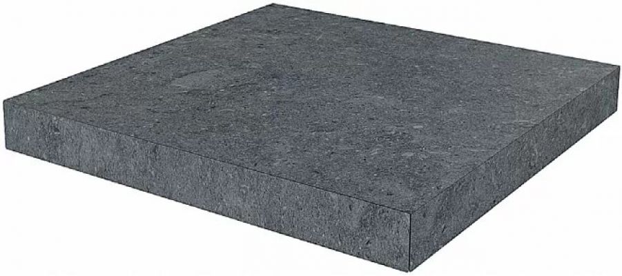 Ступени DL501320R/GCA Ступень угловая клееная Роверелла серый темный 33x33x0,9