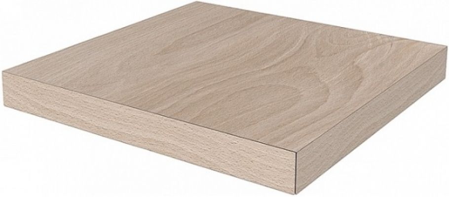 Ступени DL501400R/GCS Ступень угловая клееная левая Про Вуд бежевый светлый 33x33
