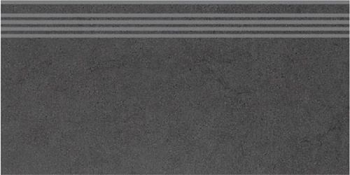 Ступени DP603400R/GR Ступень Фьорд черный обрезной 30х60