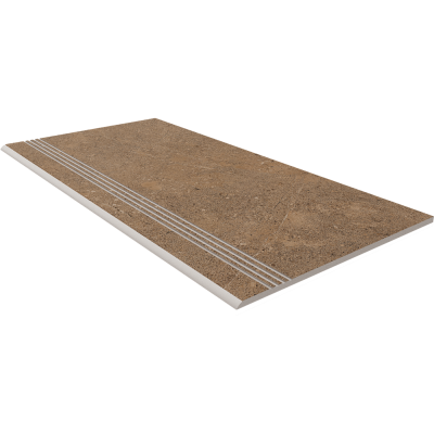 Ступени GO02 Ступень Gobi неполированный с насечками 30x60